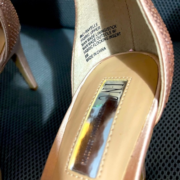 INC Heart strappy heels, BNWOT - Picture 7 of 9